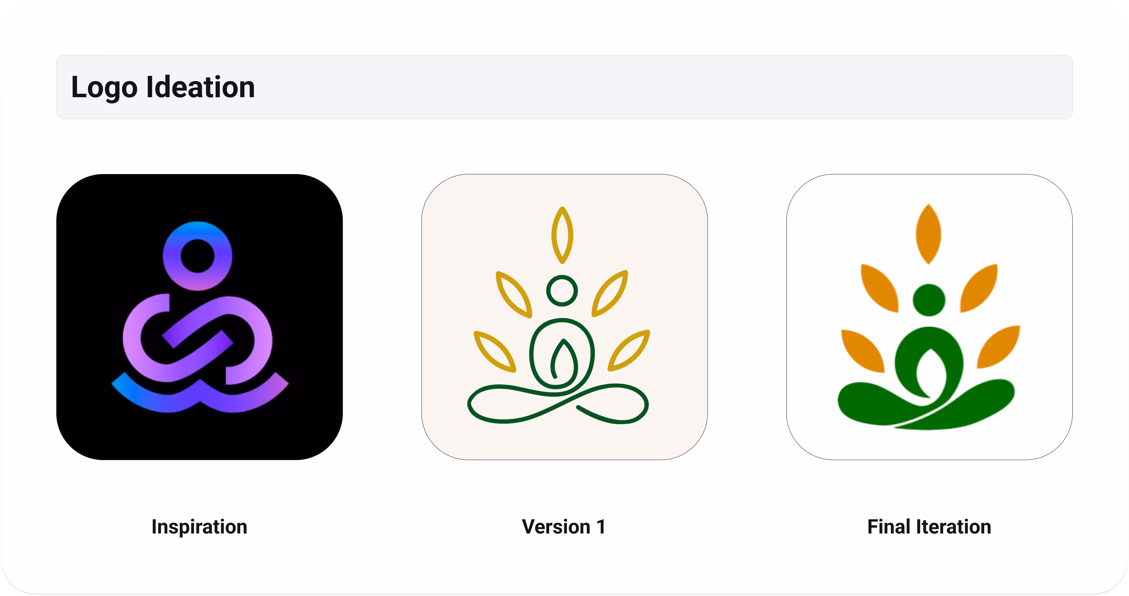 Prana AI brand identity system showing logo design, color palette, and typography