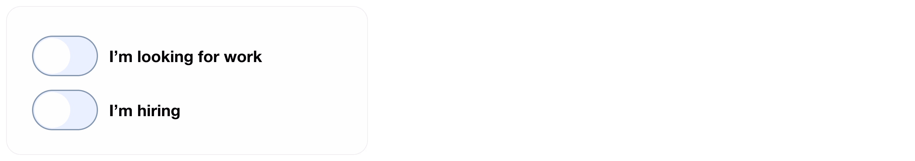 Freelancer Availability Toggle